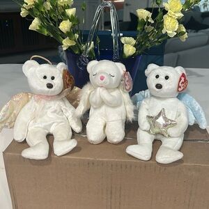 Ty Beanie Babies Halo, Star and Blessed